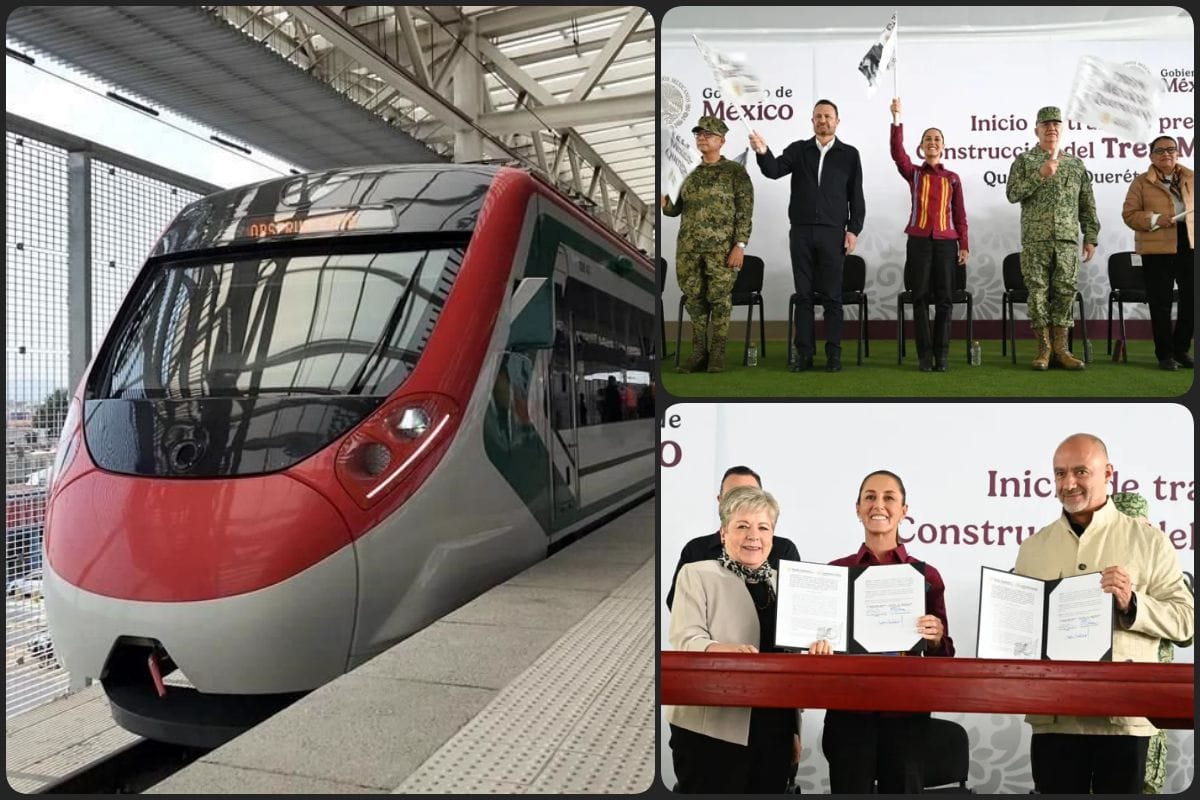 Inician obras del Tren México-Querétaro; tendrá paradas en estos municipios de Hidalgo