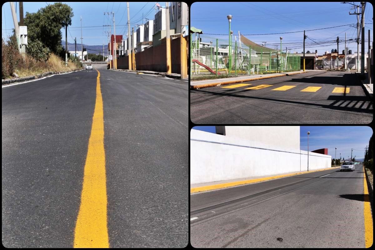 En coordinación con Pemex, gobierno estatal rehabilita estas seis calles de la zona metropolitana de Pachuca