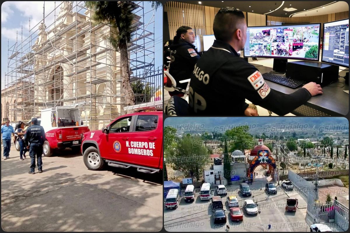 Implementa Seguridad Pública operativo de Día de Muertos en Hidalgo, con especial atención en panteones y carreteras