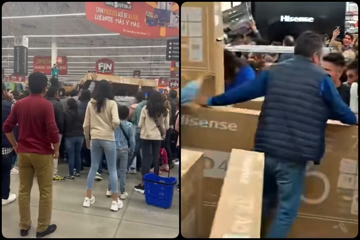 Tumultos, furor y rebatingas en tiendas de Pachuca y Tulancingo por El Buen Fin | VIDEOS