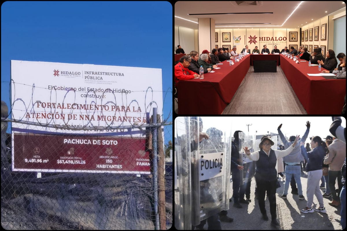 Conflicto albergue migrante en Pachuca: gobierno estatal reafirma su postura