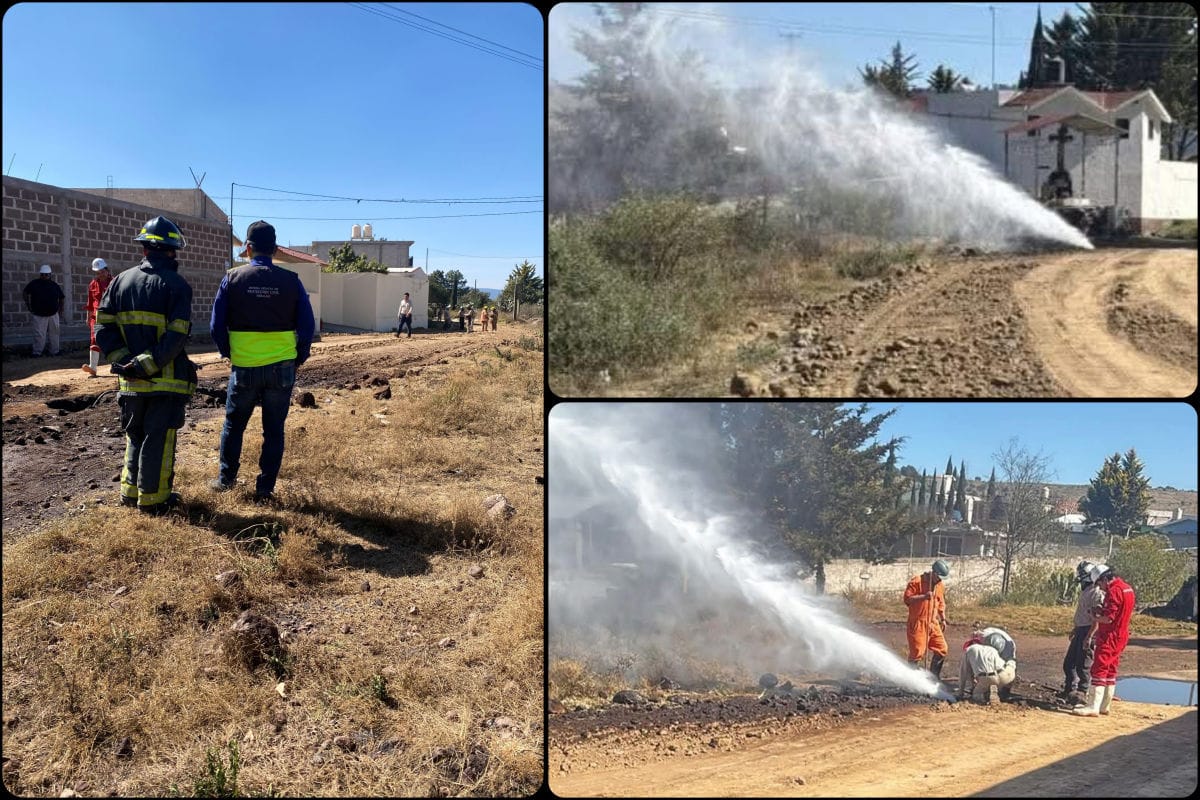 Megafuga en toma clandestina de gasolina provoca evacuaciones en Hidalgo