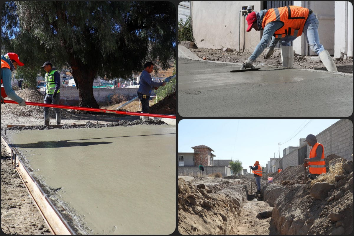 Ejecutan 11 de 27 obras comprometidas en la capital hidalguense