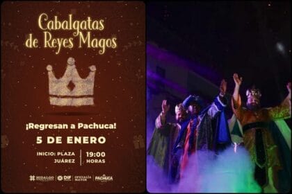 Ya viene la Cabalgata de Reyes en Pachuca: iniciará en plaza Juárez