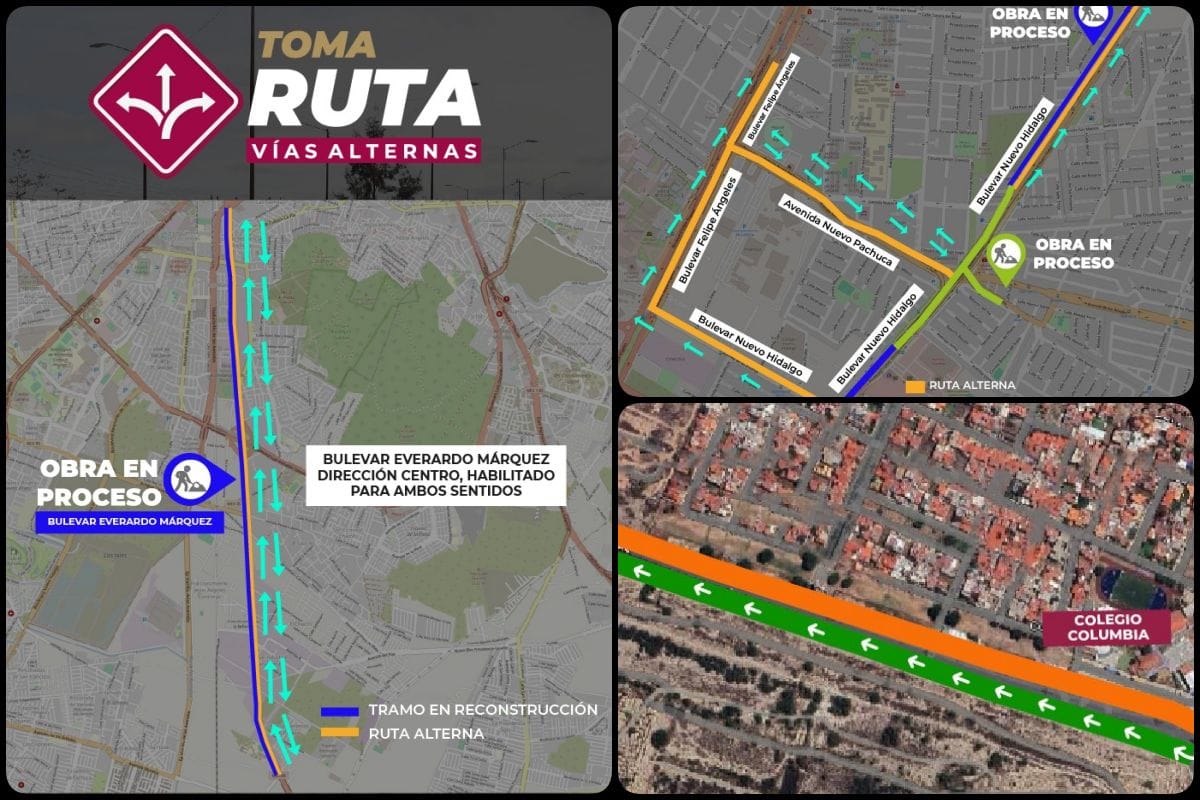 En rehabilitación: estas son las principales obras en proceso en vialidades de Pachuca