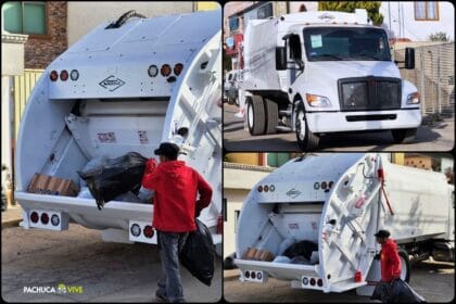 Nuevecitos de paquete: Pachuca estrena servicio de recolección de basura con más camiones