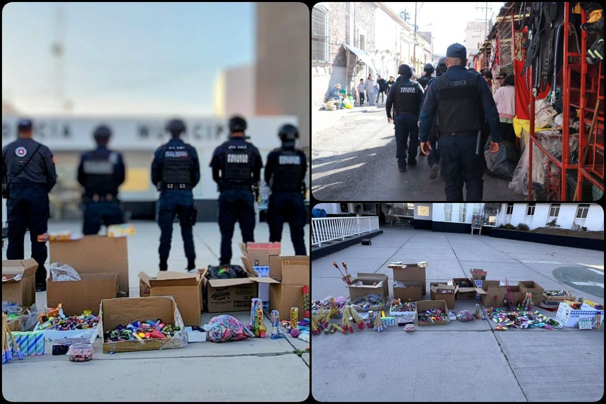 Decomisos de pirotecnia en Pachuca alcanzaron más de un cuarto de tonelada