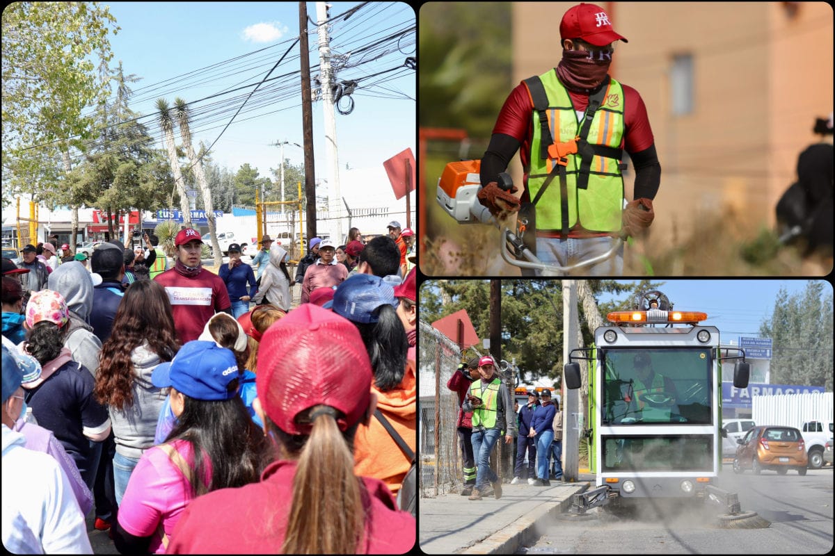 Mejorando la ciudad: reanudan las faenas con interacción ciudadana en Pachuca