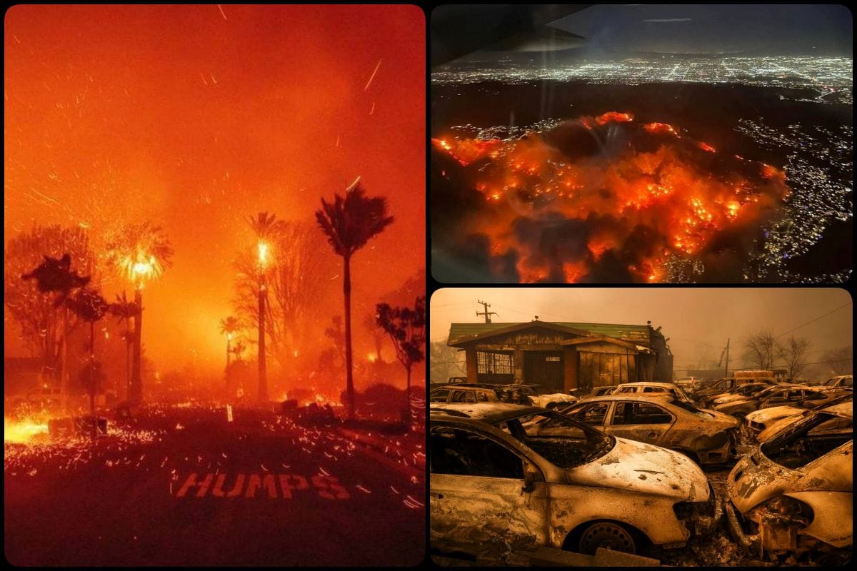 Las apocalípticas imágenes de Los Ángeles y sus devastadores incendios