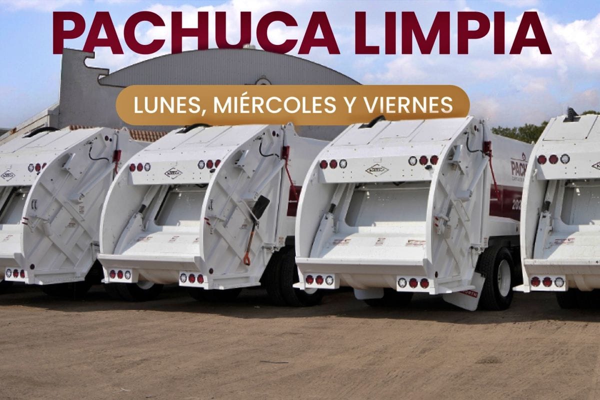 Estas son las nuevas rutas de recolección de basura en Pachuca para lunes, miércoles y viernes; horario matutino