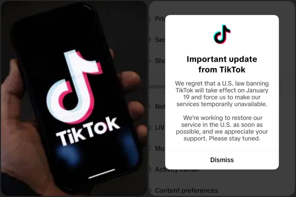 Apagan TikTok en Estados Unidos tras entrar en vigor prohibición