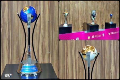 Trofeos internacionales de los Tuzos son exhibidos en el edificio del Gobierno de Hidalgo