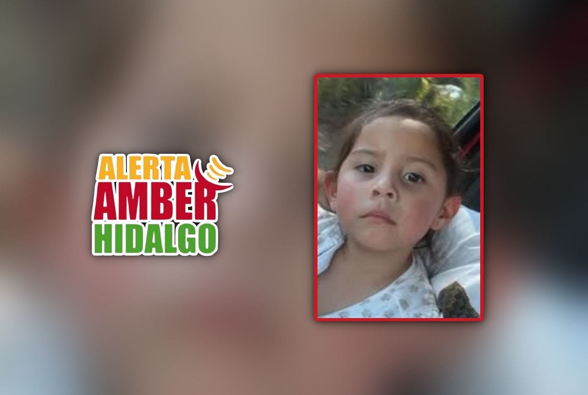 Activan Alerta Amber por desaparición de pequeña de 3 años desaparecida en Hidalgo