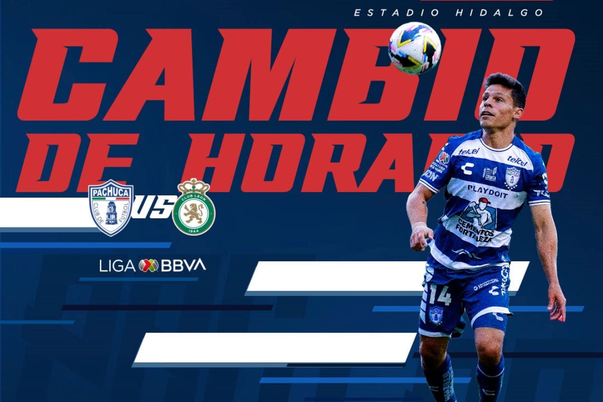 Cambia de horario el Pachuca vs. León, partido pendiente de la Liga MX