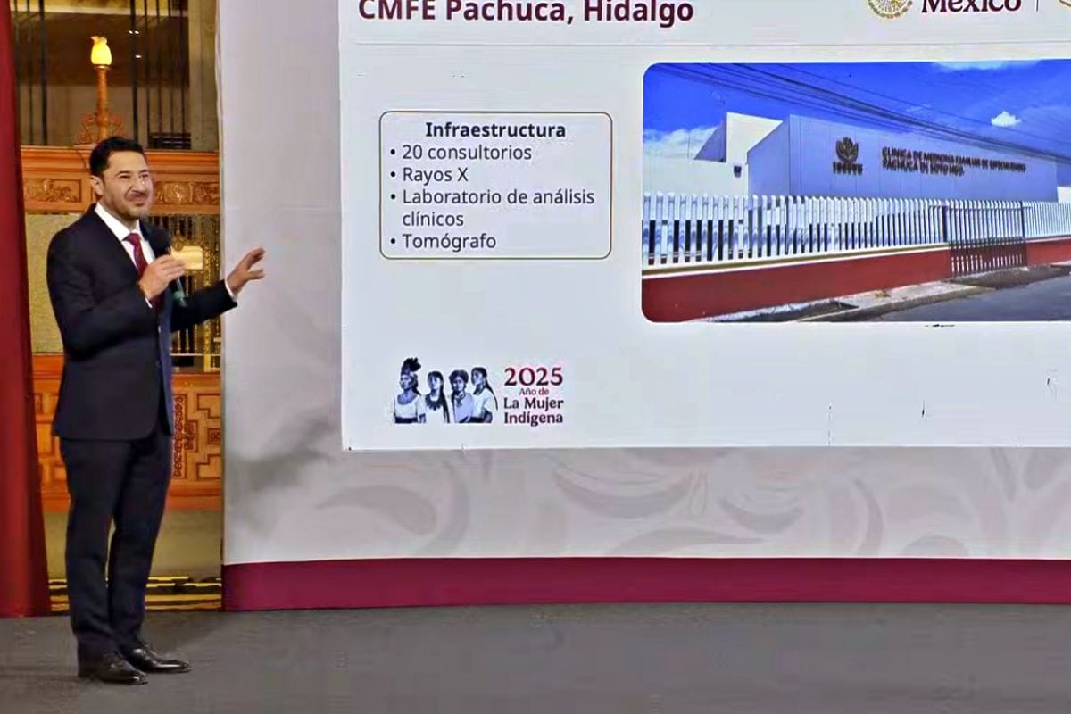 Anuncian en la mañanera apertura de nueva clínica del ISSSTE en Pachuca