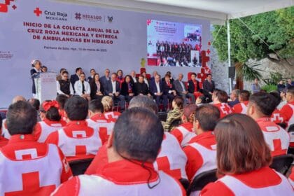 Arranca en Pachuca la colecta anual 2025 de la Cruz Roja Mexicana